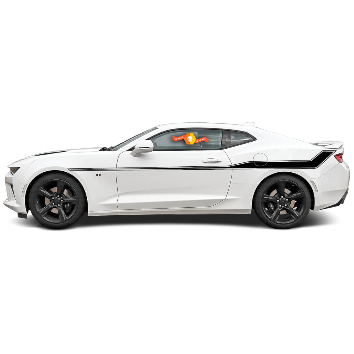 2014 2015 Chevy Camaro côté bâton de hockey rallye bodyline rayures autocollants décalcomanies sport
