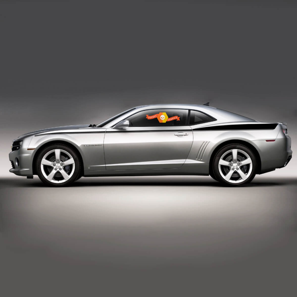 Legacy Side Stripes Autocollant en vinyle de qualité supérieure pour Chevrolet Camaro 2010-2014
