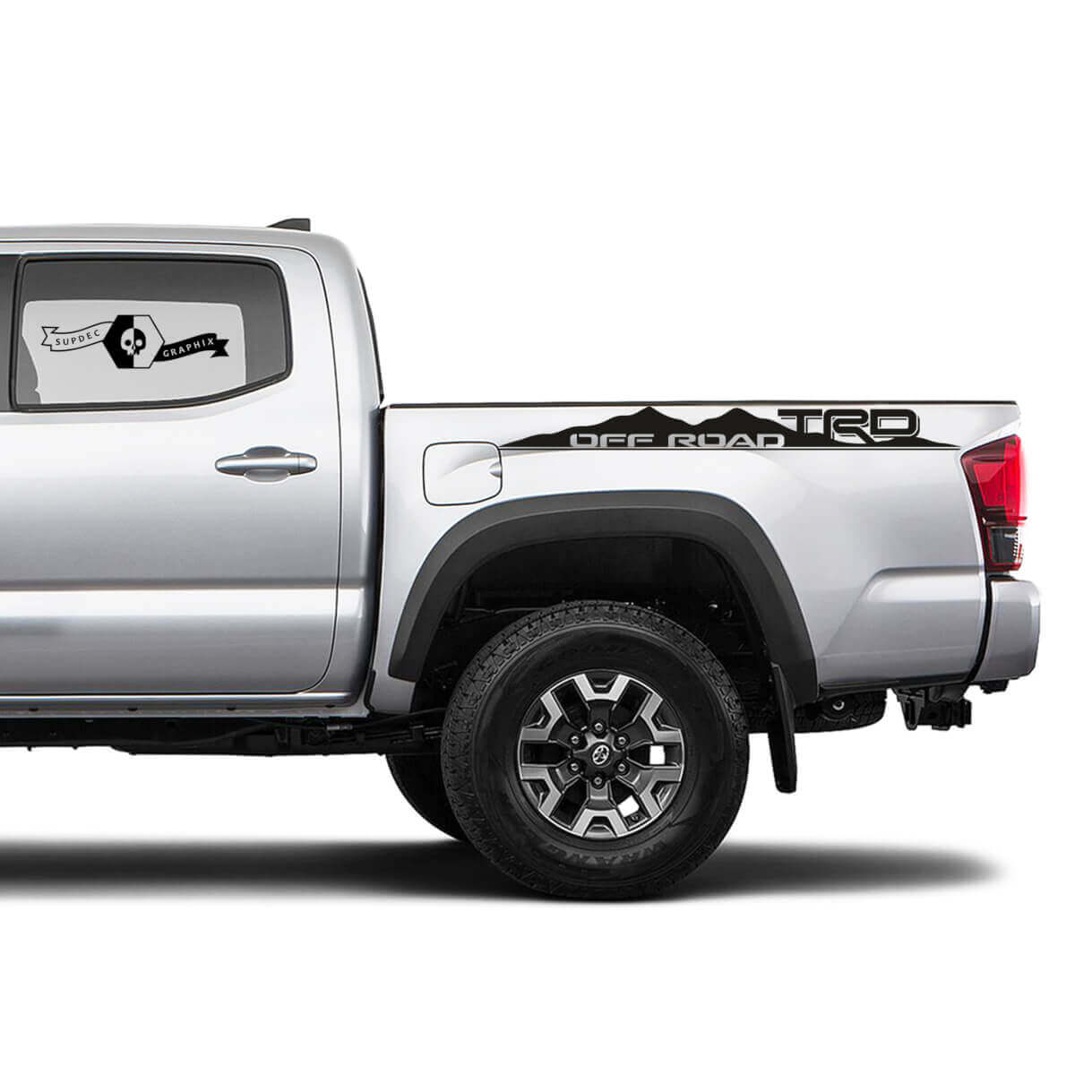 Autocollants vinyle TRD Off-Road BedSide Side adaptés à Toyota Tacoma Tundra toutes les années
