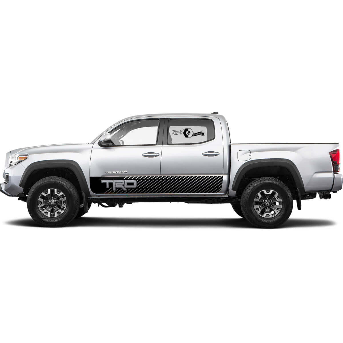 Autocollants vinyle TRD hors route pour panneaux latéraux de caisse, adaptés à Toyota Tacoma Tundra toutes années
