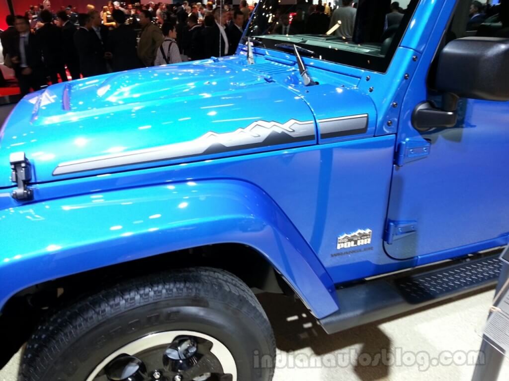 Ensemble d'autocollants en vinyle latéraux de capot Édition Polaire pour Jeep Wrangler 2014