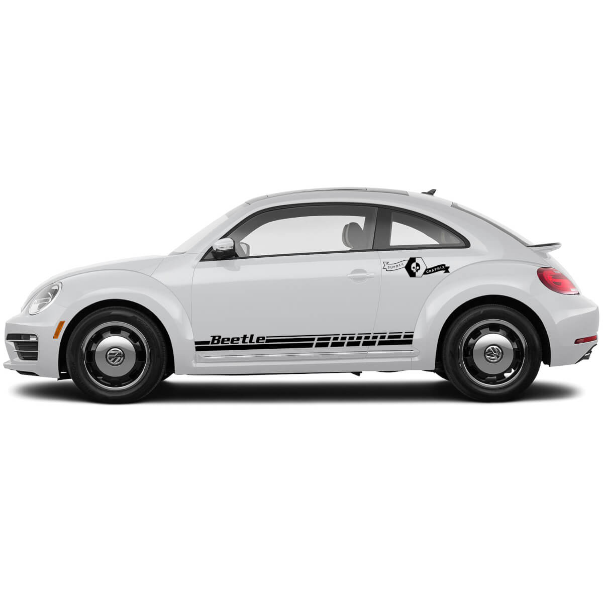 2 Volkswagen Beetle Rocker Stripe Graphics Stickers Lignes Style incliné Toute année