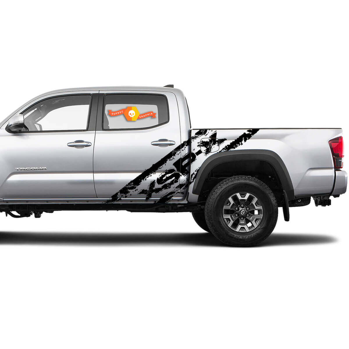 Kit de Stickers Latéraux Style Vieilli XSP-X pour Toyota Tacoma