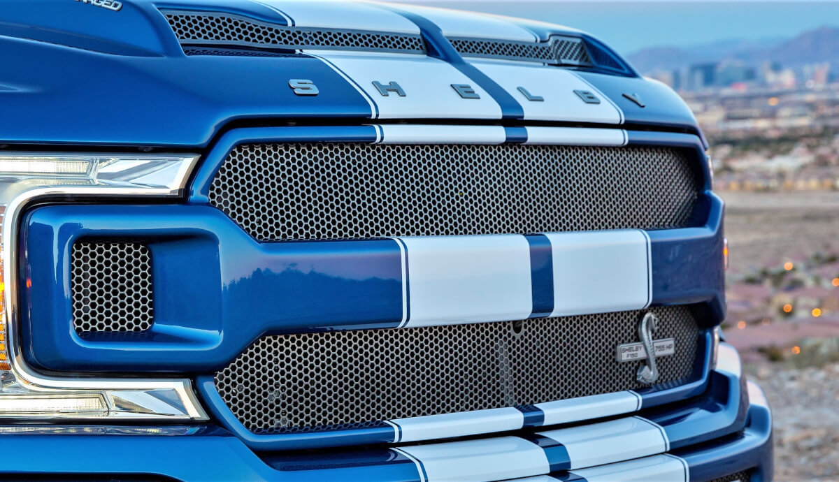 120IN10INX2 Double rayures de course de rallye pour Ford F-150 F-250 F-350 Vinyl Decal Sticker Kit