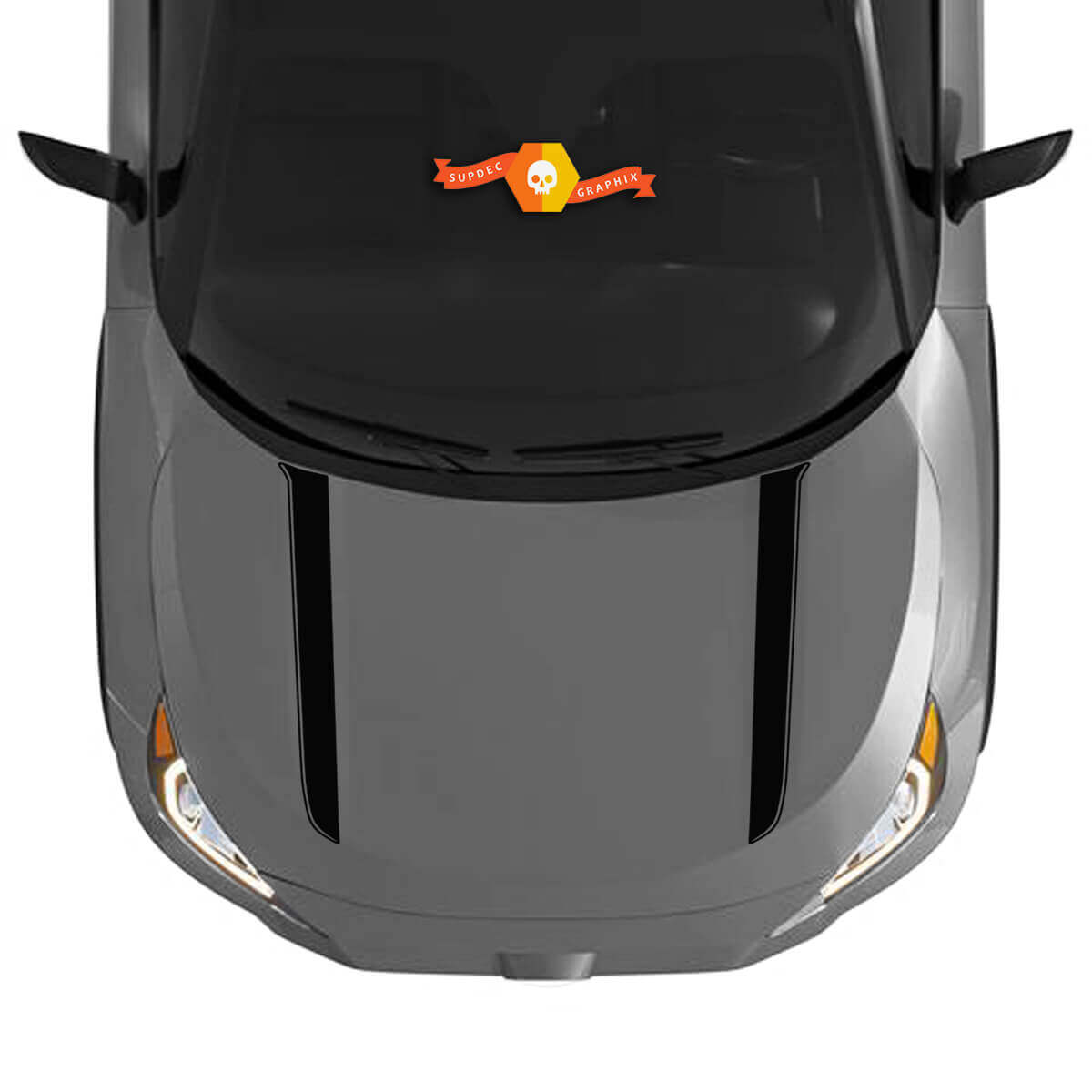 Nouveau kit d'autocollants graphiques d'insistance pour capot s'adapte à Toyota RAV4 2019 - 2022 autocollant en vinyle
