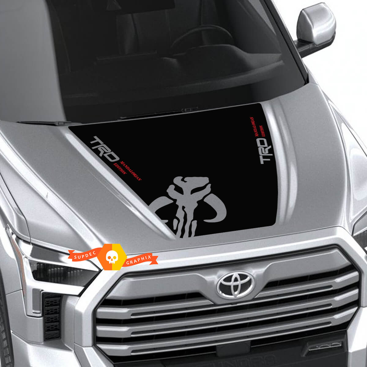 Autocollant Vinyle Logo Mythosaur TRD pour Capot Toyota Tundra 2022