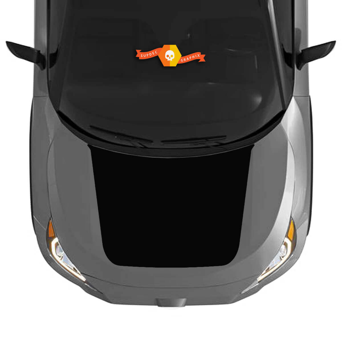 Kit graphique autocollant capot RAV4 solide pour Toyota RAV4 2019 - 2022 autocollant en vinyle
