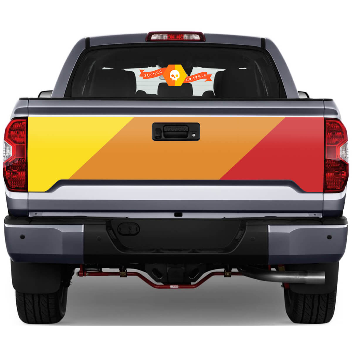 Autocollant arrière Vintage rétro pour porte arrière, pour Toyota Tacoma troisième génération 2015 – 2022 SupDec 2
