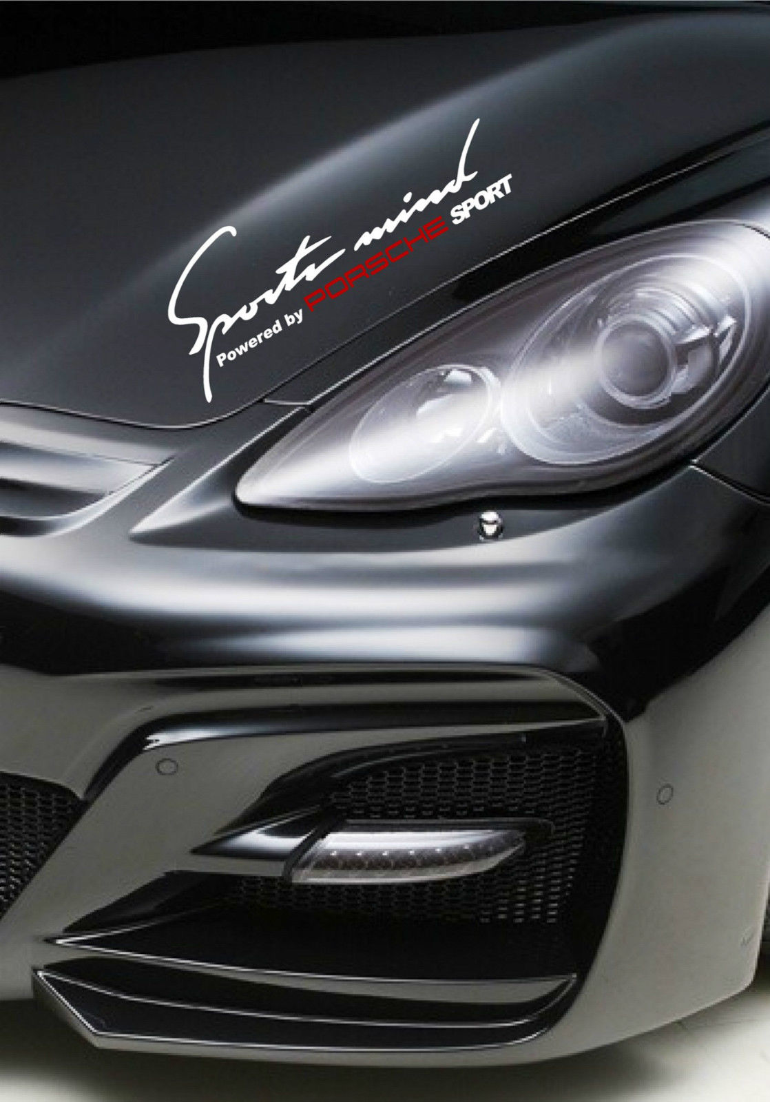 2 Esprit sportif propulsé par Sticker Porsche Cayenne Panamera