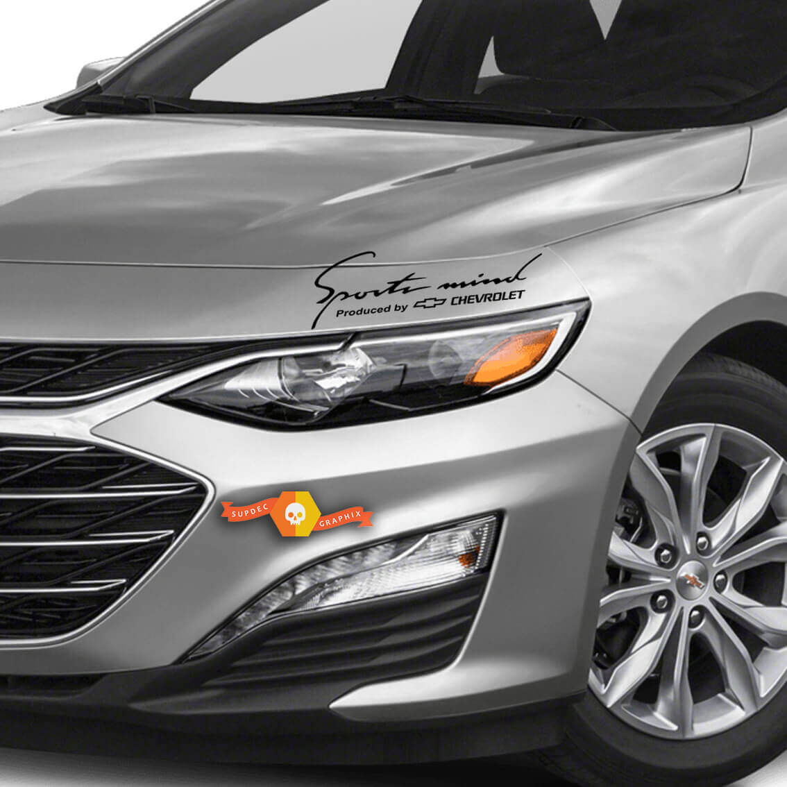 2 Esprit Sportif Produit par Chevrolet Racing Autocollant décalcomanie 2