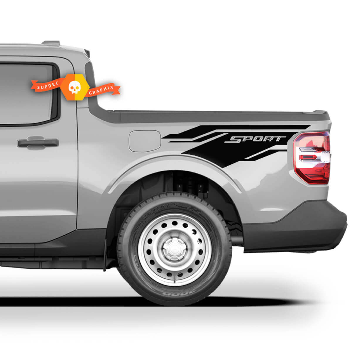 FORD MAVERICK 2022 FX4 Autocollants Graphiques Stickers Autocollants Sport Autocollants Côté de la Benne du Camion
