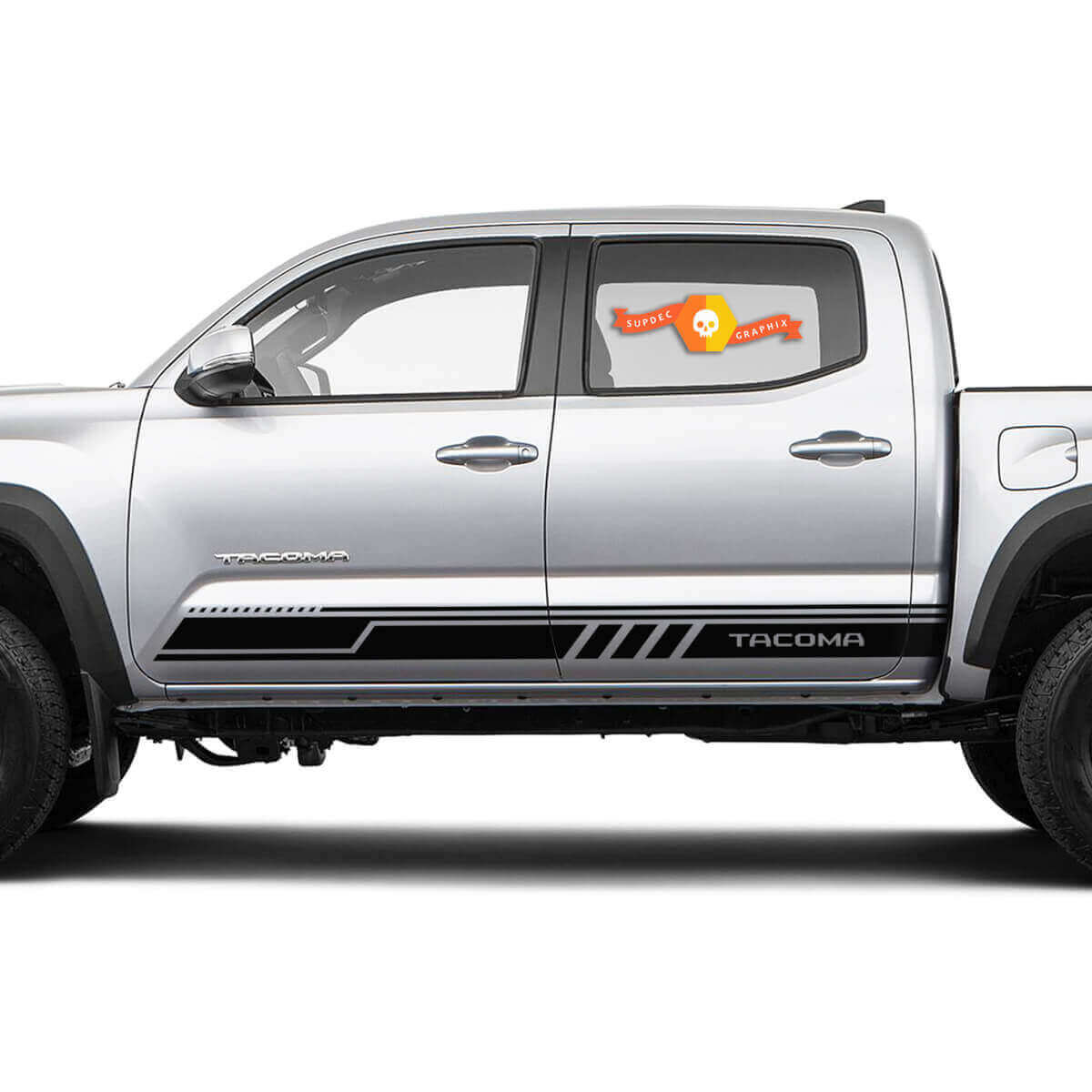 Autocollants en vinyle décoratifs pour bandes latérales pour Toyota Tacoma