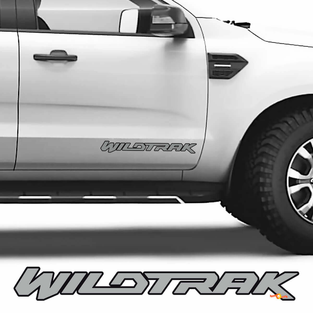 Doors latérale autocollants pour Ford Ranger Wildtrak
