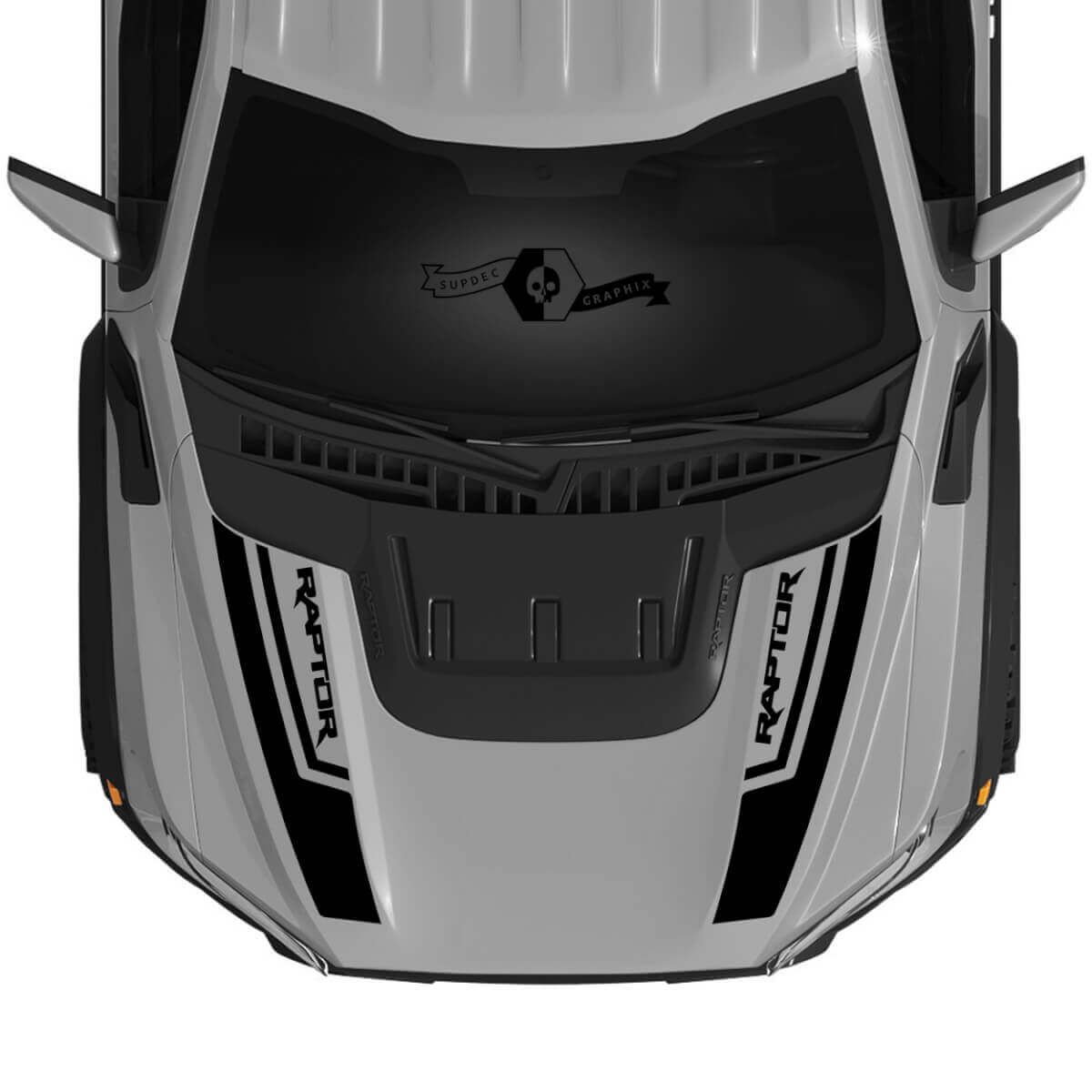 Kit d'autocollants en vinyle pour capot style SVT Logo pour Musclecar F-150 2022+