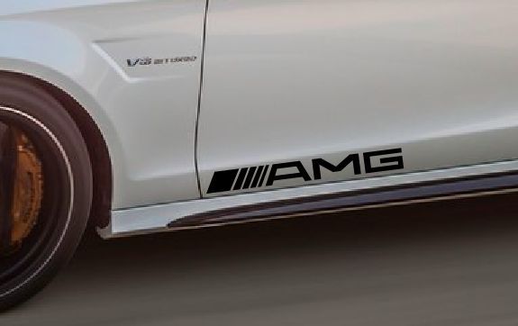Lot de 2 autocollants AMG CLS S55 Mercedes Benz Sport