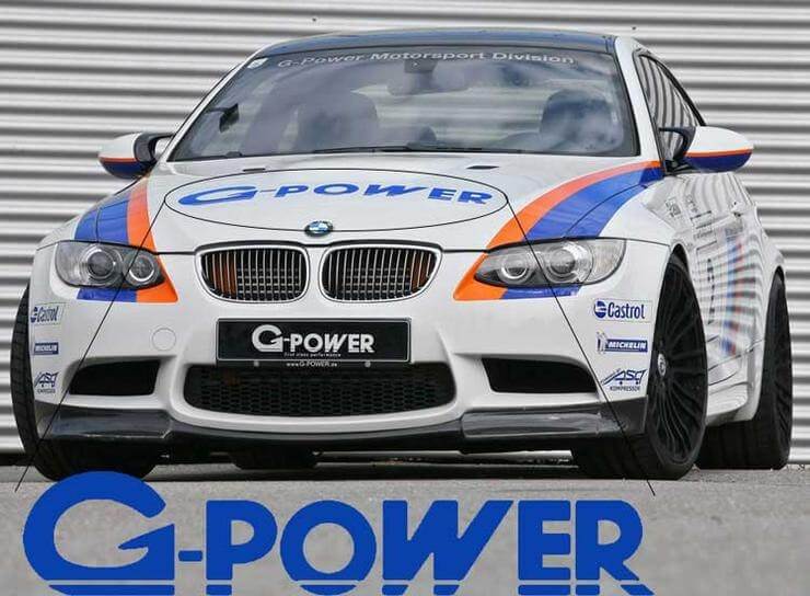 Autocollant de capot style G-Power Motorsport pour BMW M3 M5 M6