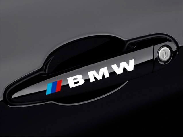 Autocollant vinyle M Style Poignée de Porte pour BMW Série 3