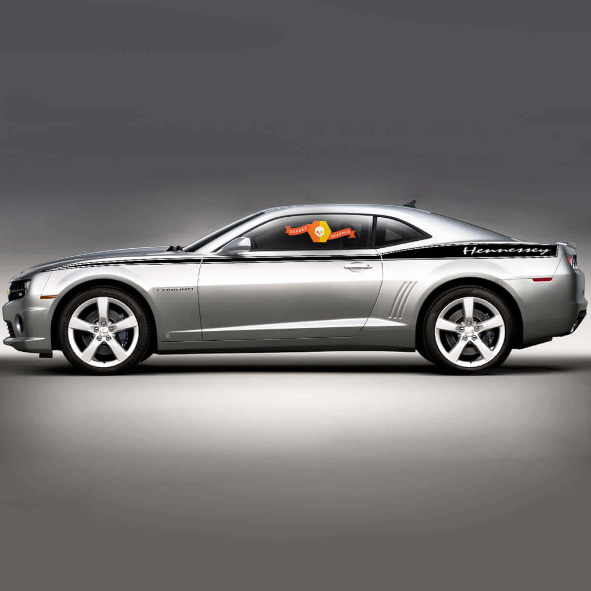 Paire de graphiques latéraux Chevrolet Camaro pour Chevrolet Camaro 2010-2015 Texte personnalisé
