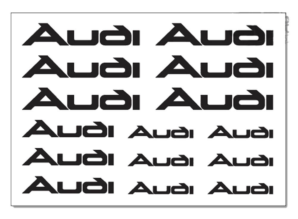 Autocollants pour étrier de frein AUDI TT A3 A4 A5 A6 Q5 S-line Quat