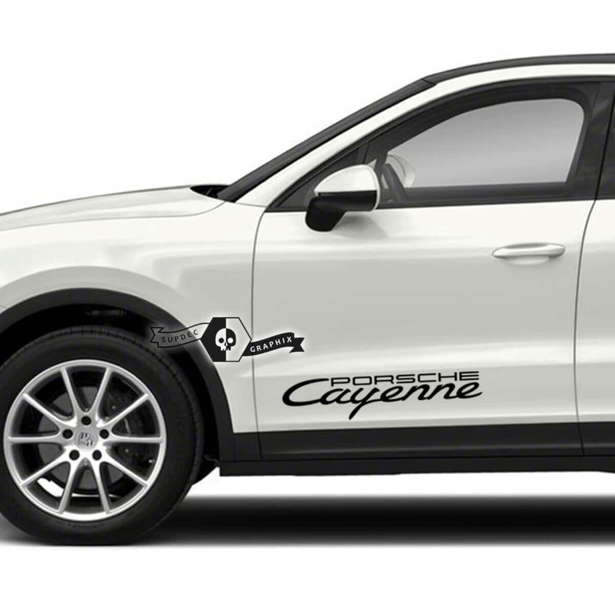 2 Nouveaux Porsche 911 Porsche Carrera Side Line Stripes Doors Kit Sticker Sticker