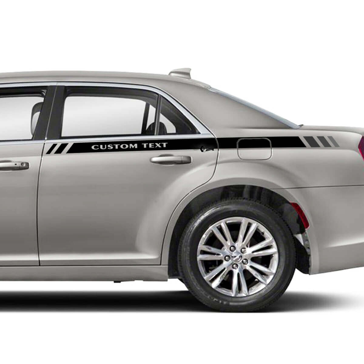 Autocollants vinyle bande latérale arrière personnalisés pour Chrysler 300