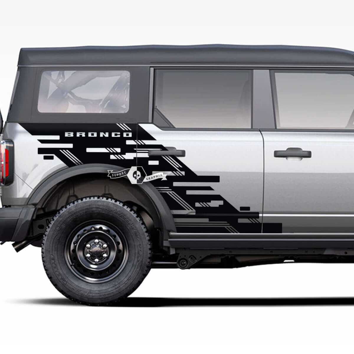 Fender Fender Ford Bronco Graphiques Splash Sclash Stickers Bed Fender
