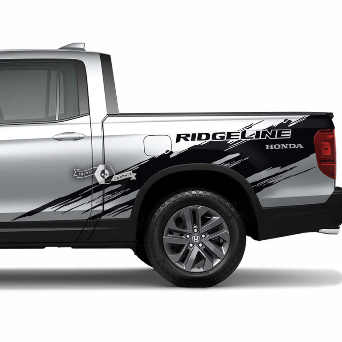 Kit de décalcomanies en vinyle latérales anti-boue pour Honda Ridgeline 2023