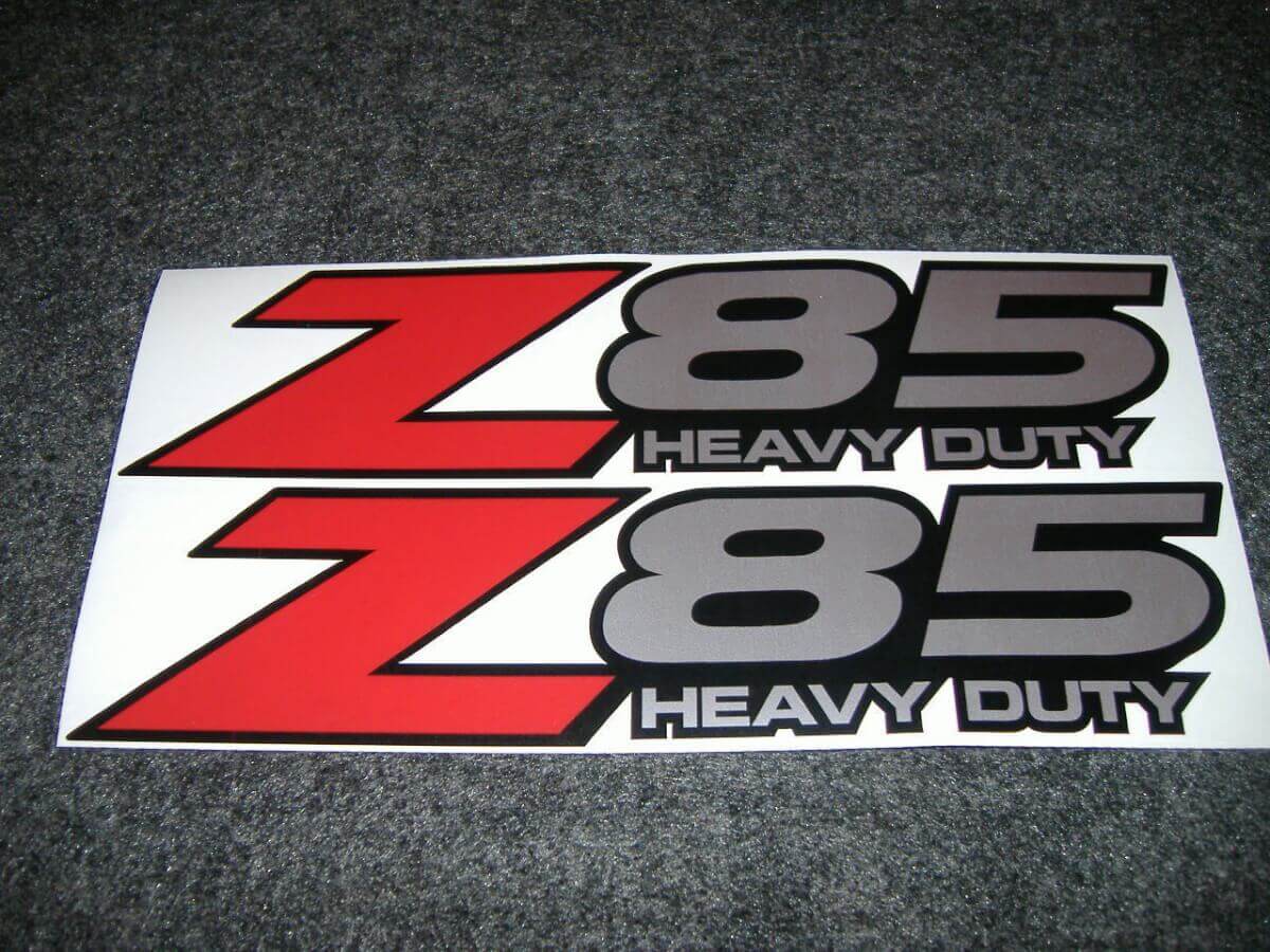 Ensemble d'autocollants en vinyle robuste Z85 pour GMC Sierra Yukon Canyon