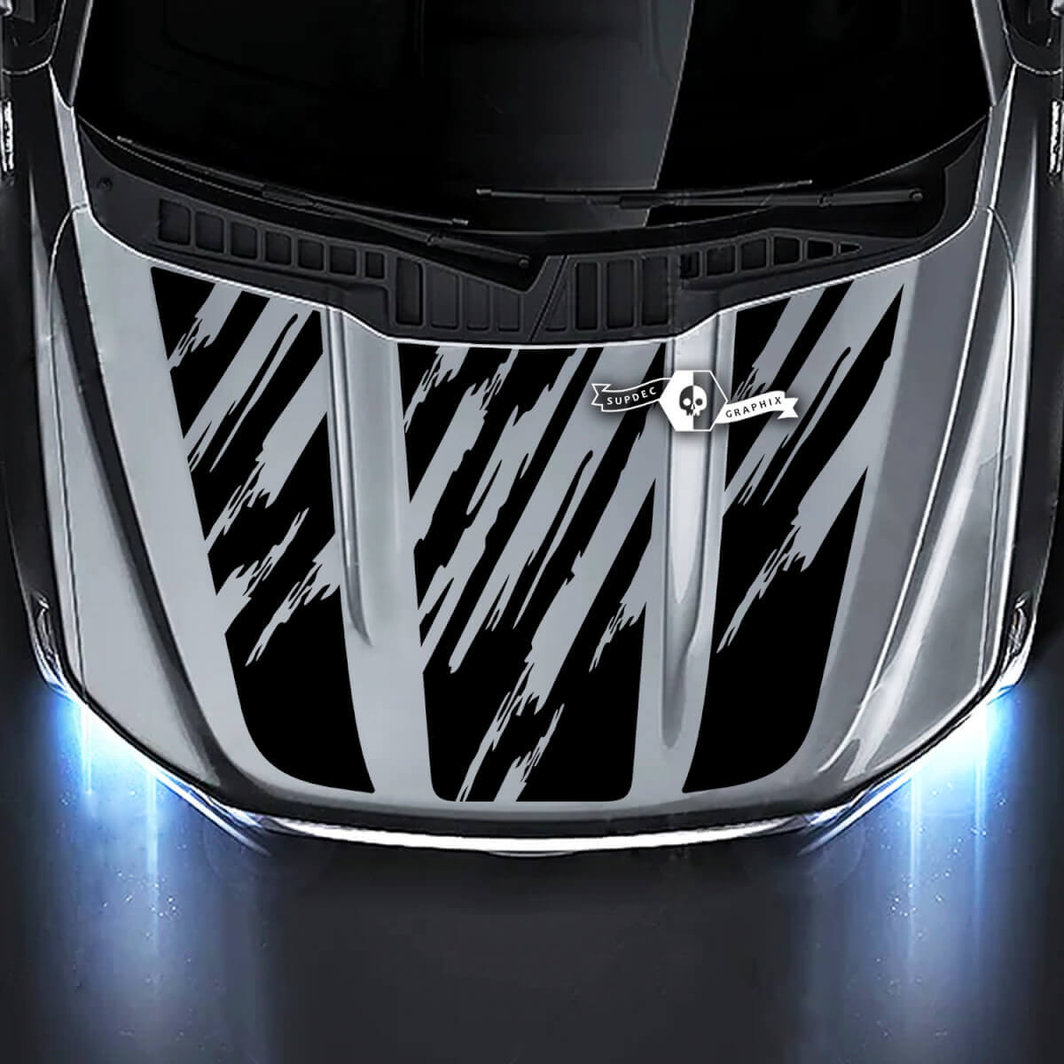 Musclecar truck XL XLT STX LARIAT Grand capot détruit boue graphiques décalcomanies autocollants
