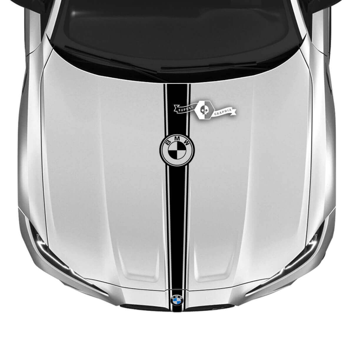 Bande Adhésive de Capot Centrale en Vinyle pour BMW M3 M4 G80 G82 G83 2021+