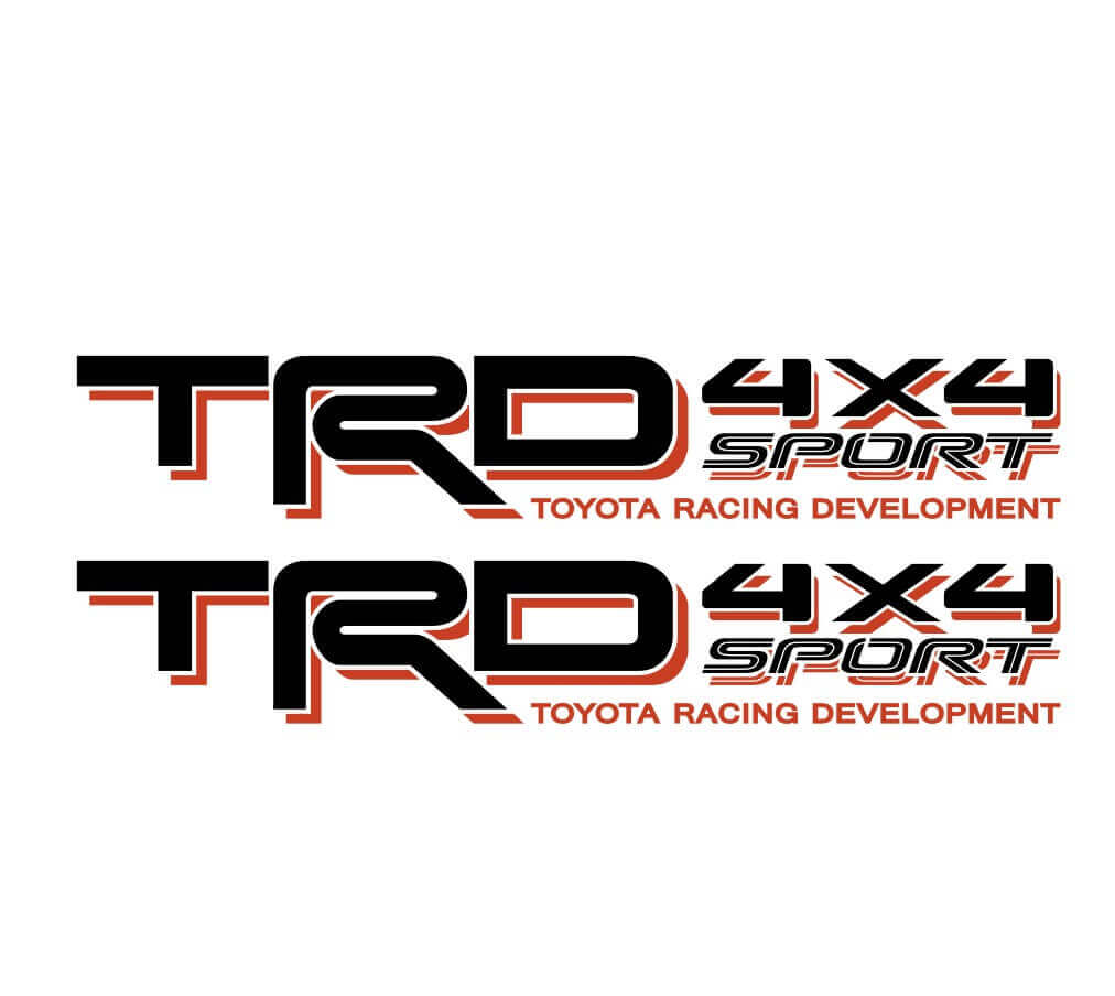 TRD 4x4 Sport Tacoma Tundra Quarter Panel Autocollants Off Road
