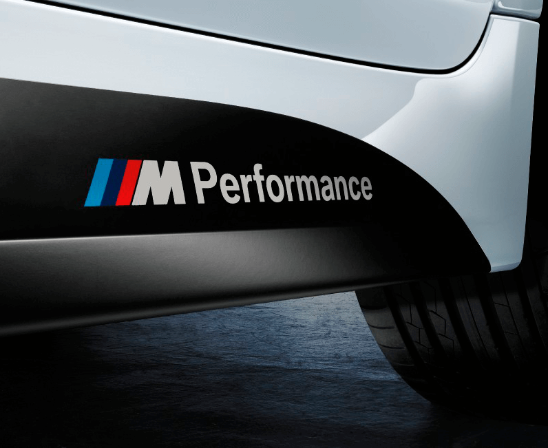 BMW M Performance SIDE M3 M5 M6 325 328 540 Autocollant autocollant Logo emblème personnalisé
