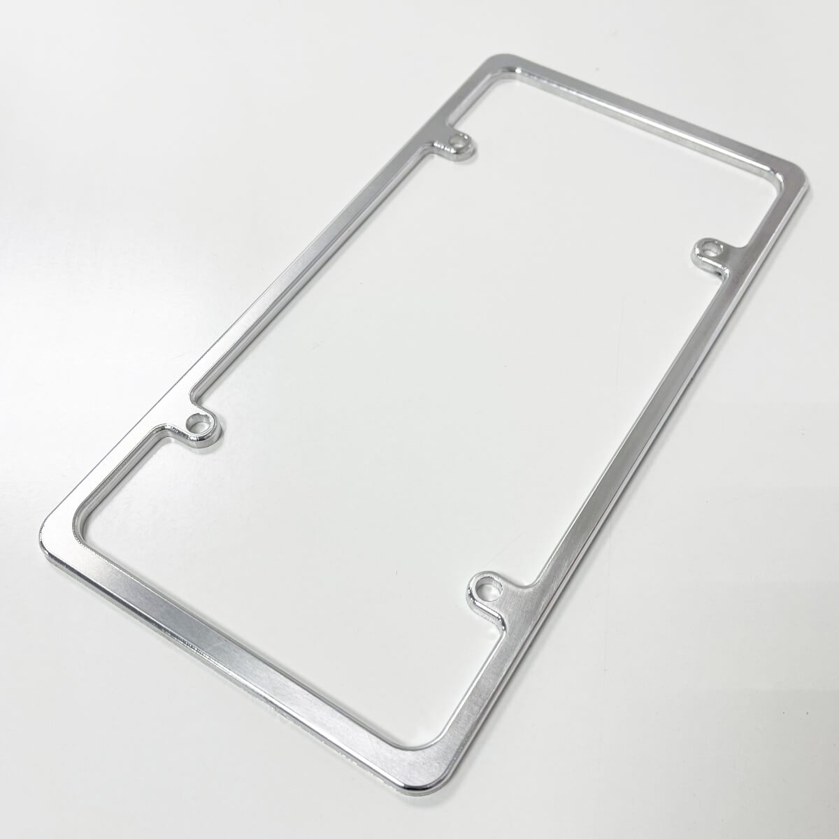 Cadre de plaque d'immatriculation US USA, billette vierge, en aluminium de qualité aéronautique CNC
