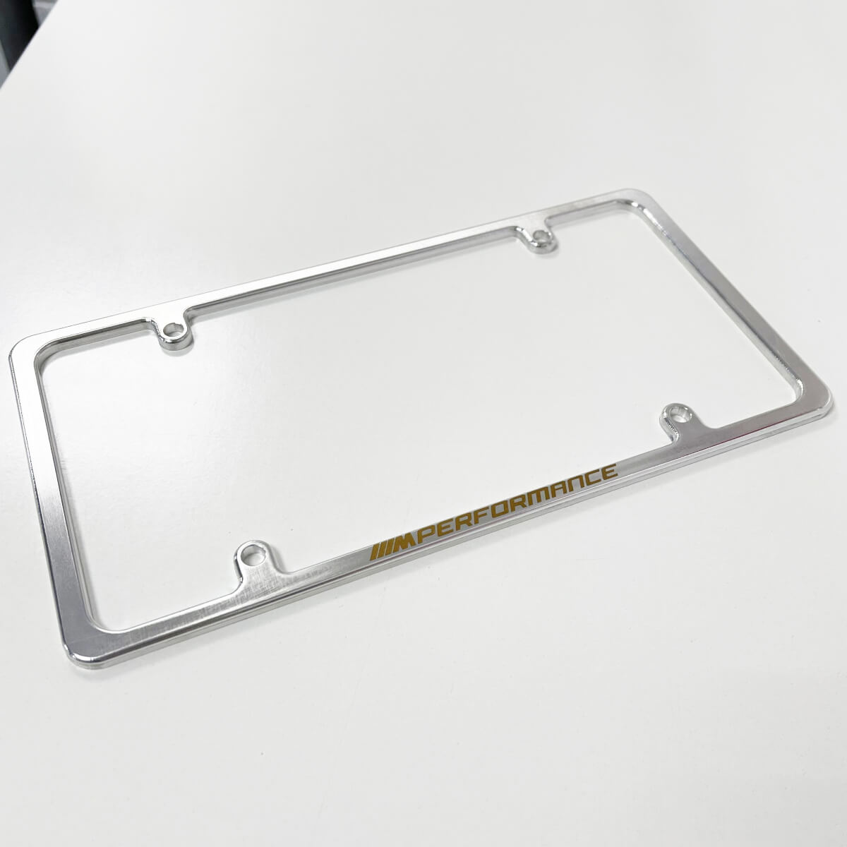 M Performance Billet Slimline US USA Cadre de plaque d'immatriculation CNC en aluminium de qualité aéronautique
