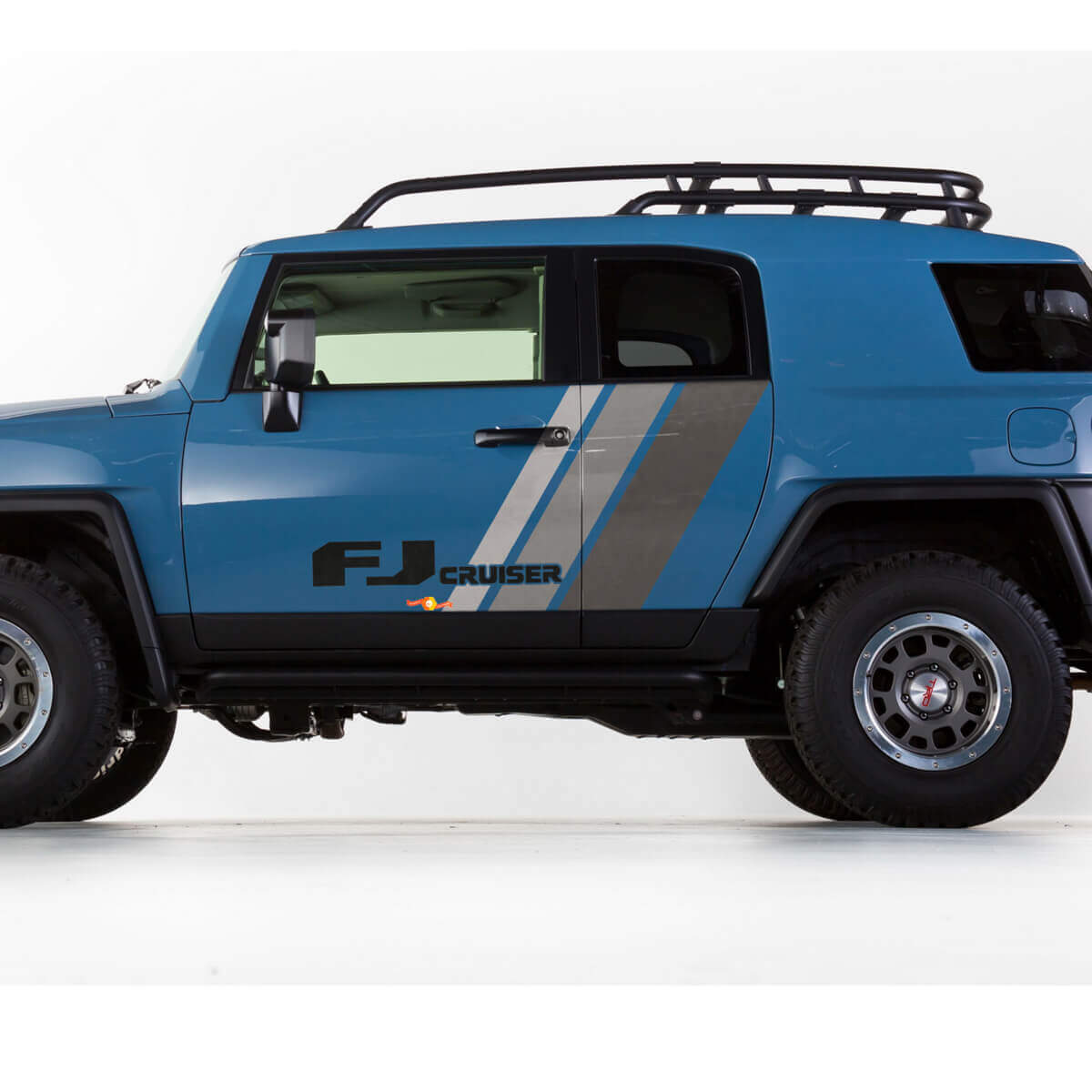 Kit de décalcomanies vinyle bandes rétro pour porte Toyota FJ Cruiser FJ Cruiser