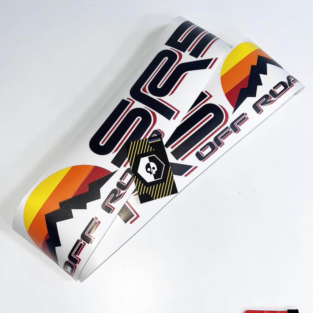 Paire d’autocollants latéraux en vinyle SR5 Off Road avec montagnes vintage Sunset Old Style adaptés à Toyota Tacoma Tundra 4Runner
