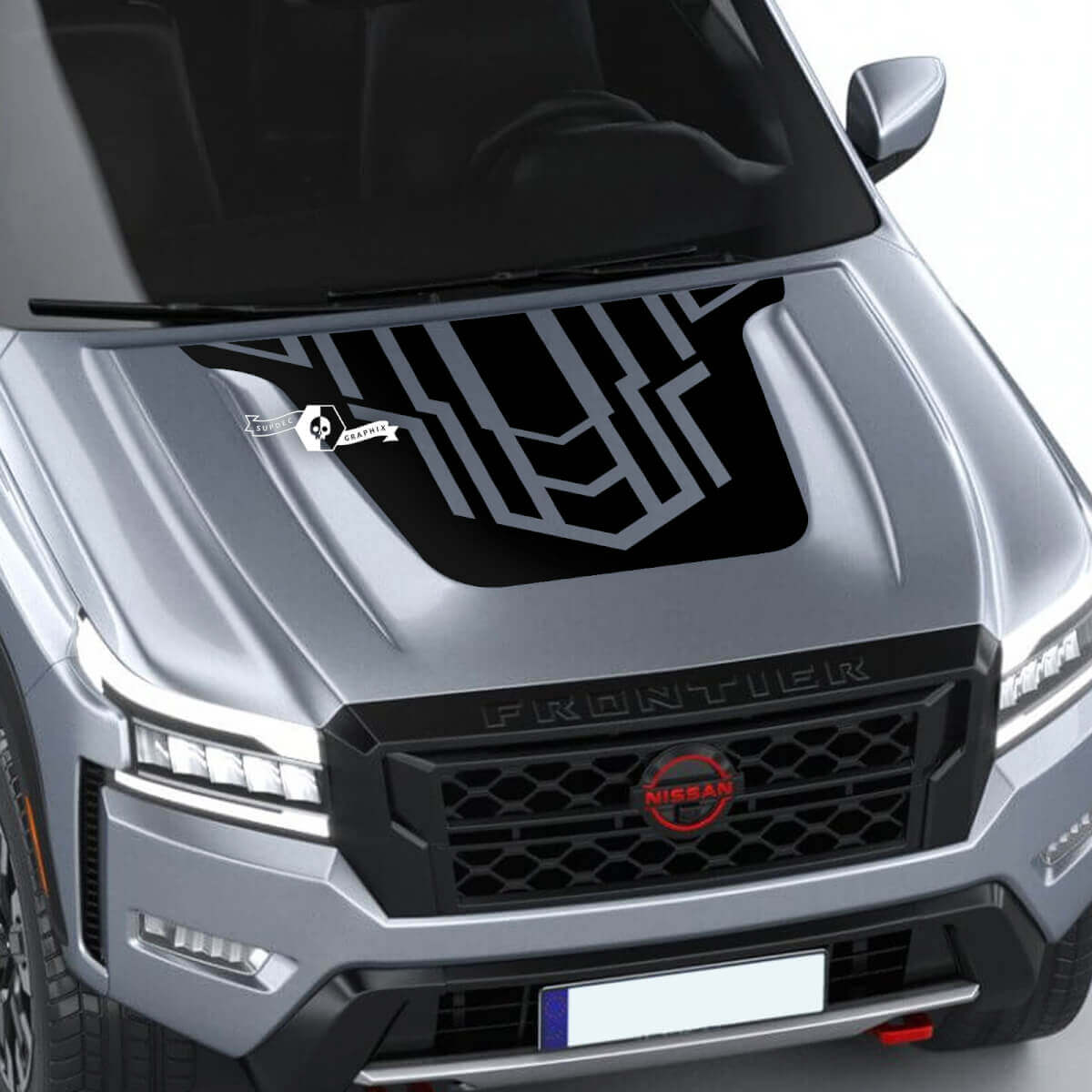 Nissan Frontier S SV Pro-4x Capot Vinyle Autocollant Logo Graphique Autocollant
