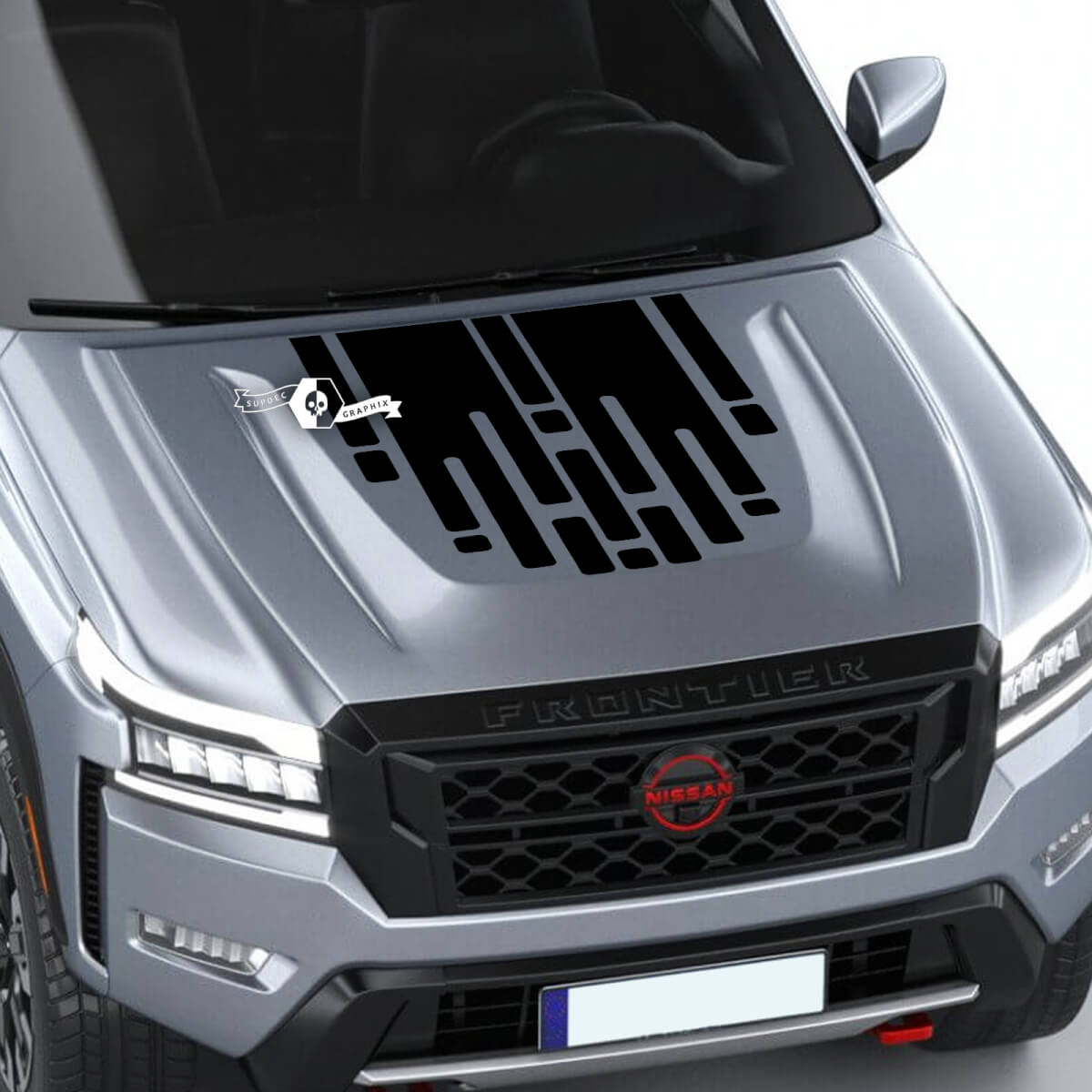 Nissan Frontier S SV Pro-4x Hood Vinyl Decal Camo Tetris Autocollant graphique
