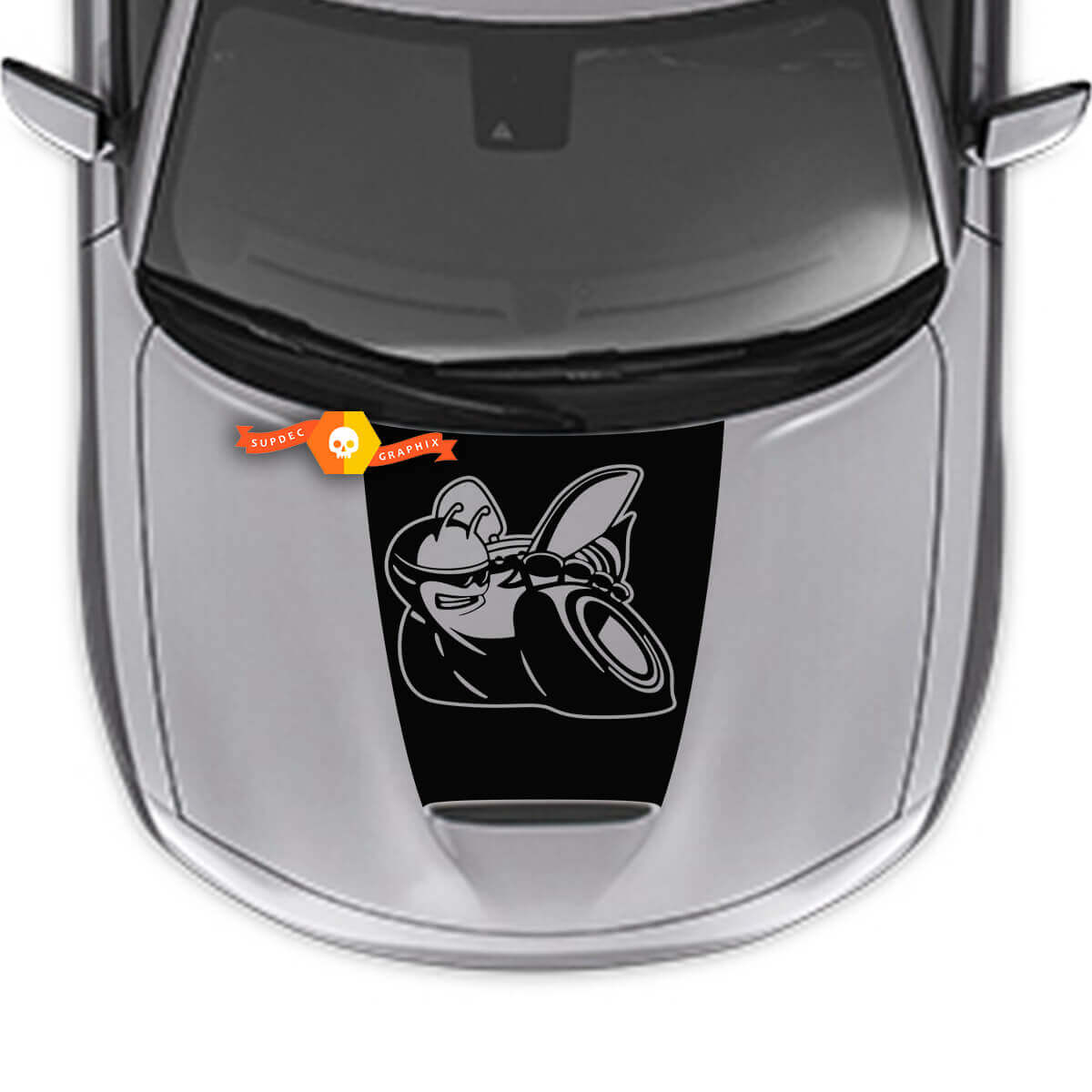 Autocollant Vinyle Capot Style Scat Pack pour Dodge Charger 2015-2024