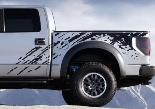 truck Musclecar power truck Svt Digital Mud Splash Decal Graphics Stickers Stickers Chatter