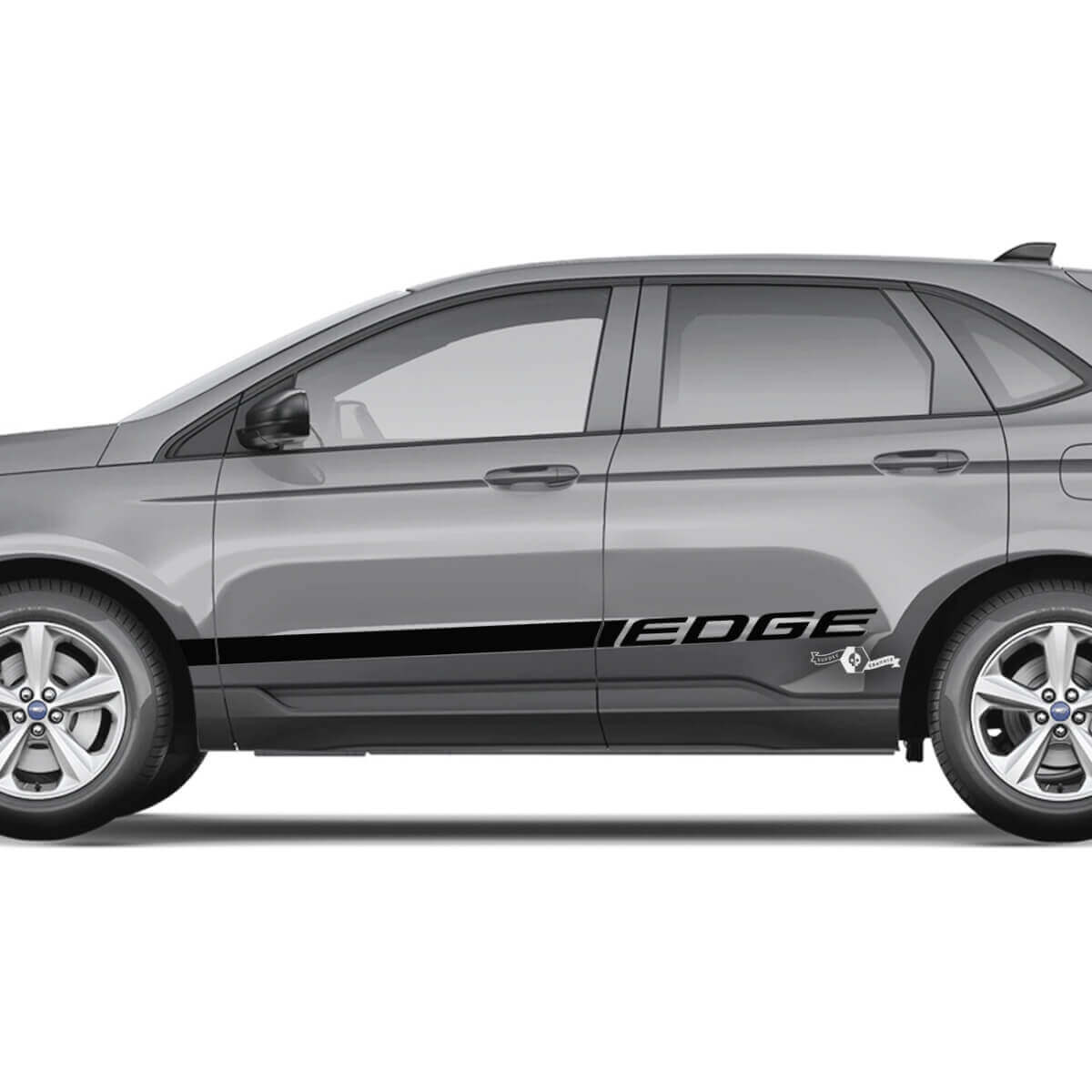 2x Côté Ford Edge Portes Vinyl Stripes corps décalque vinyle graphique autocollant 3
