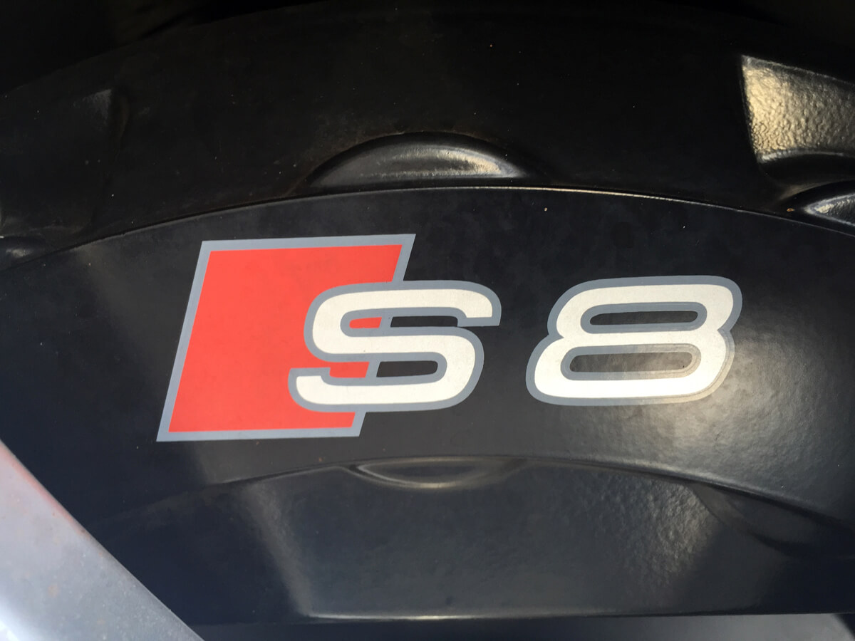 2 Autocollant pour étrier de frein AUDI S8 Premium TT A3 A4 S3 Q5 S-line