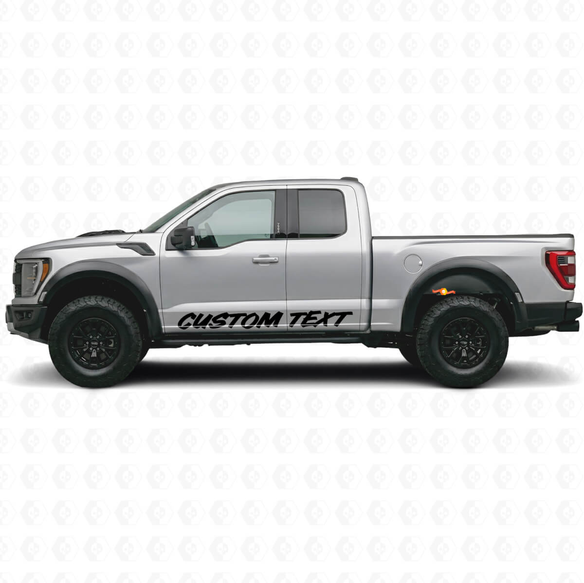 Paire d'autocollants en vinyle pour bannière de porte Power Stroke Compatible avec : Musclecar Superduty Truck