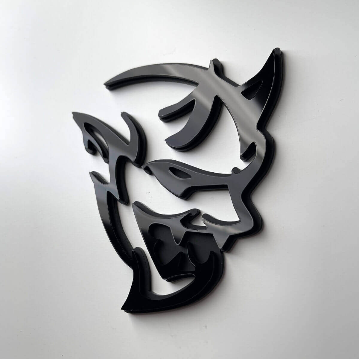 Badge 3D personnalisé Demon Dodge Charger Challenger logo Badge Aile Emblème 2