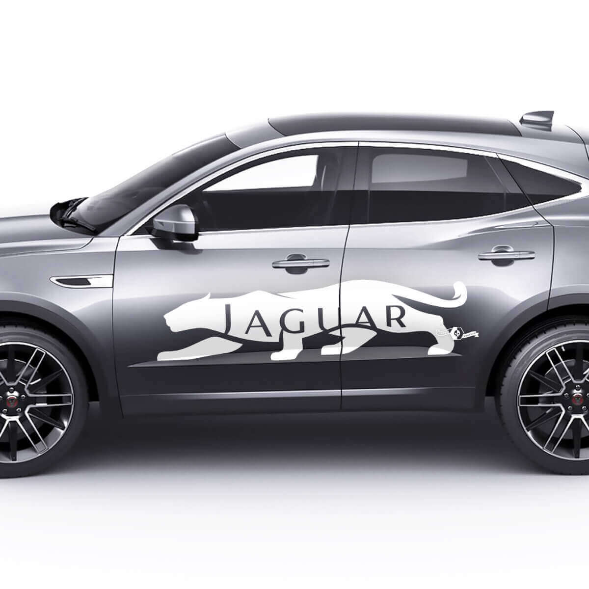 Logo latéral Jaguar Autocollants graphiques pour portes 2 pour Jaguar E-Pace