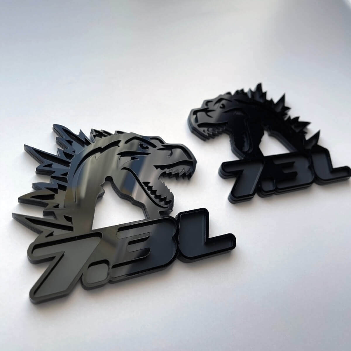 Godzilla 7.3L MEGAZILLA Performance 7.3L Badge 3D Insigne Aile Insignes Emblème
