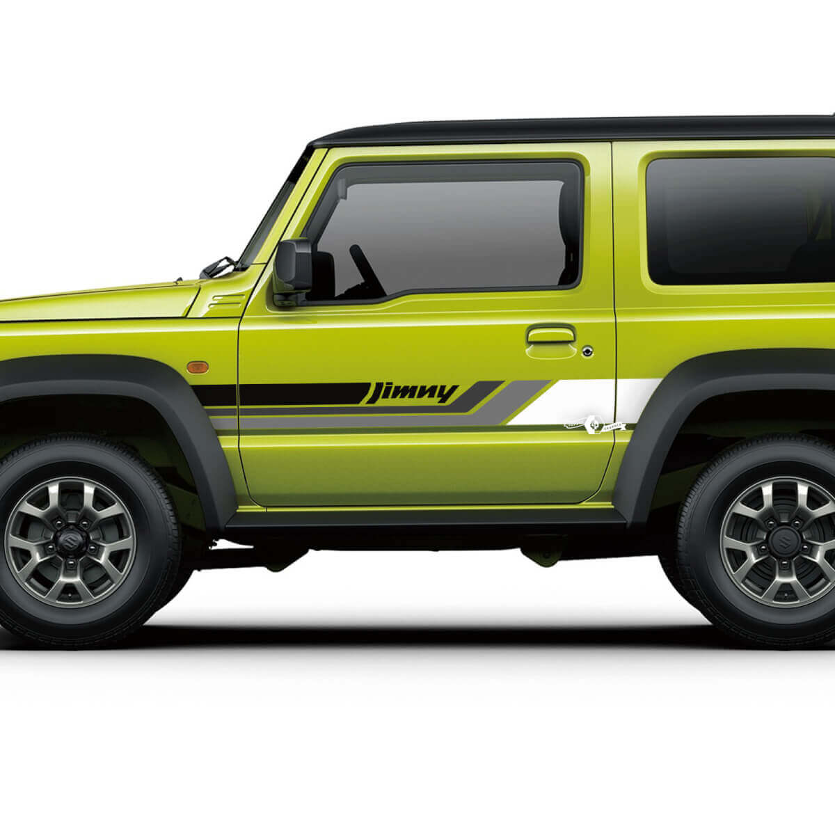 Paire Suzuki JIMNY Portes Latérales Stripe graphiques décalcomanie Lignes autocollant 3 Couleurs
