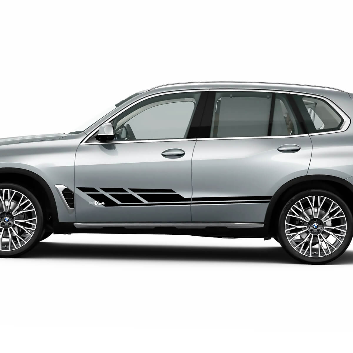 Kit d'autocollants à rayures latérales stroboscopiques pour BMW X5 G05 - Graphiques en vinyle personnalisés
