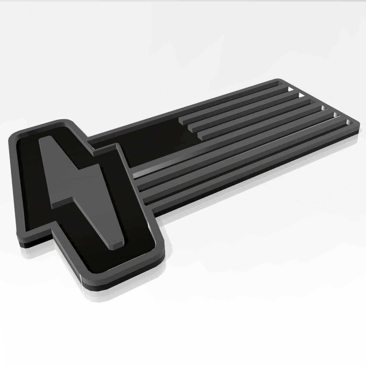 Insigne 3D du drapeau américain Musclecar 150 Lightning – Emblème de badges d'aile personnalisé pour Musclecar 150 Lightning
