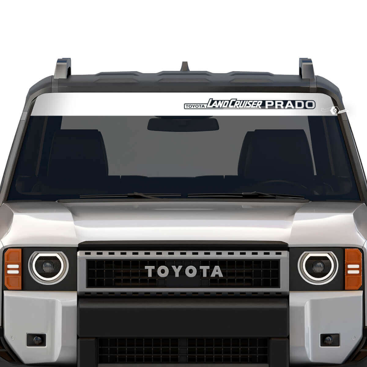 Autocollant Vinyle Graphique Bannière Pare-brise Pour Toyota Land Cruiser Prado